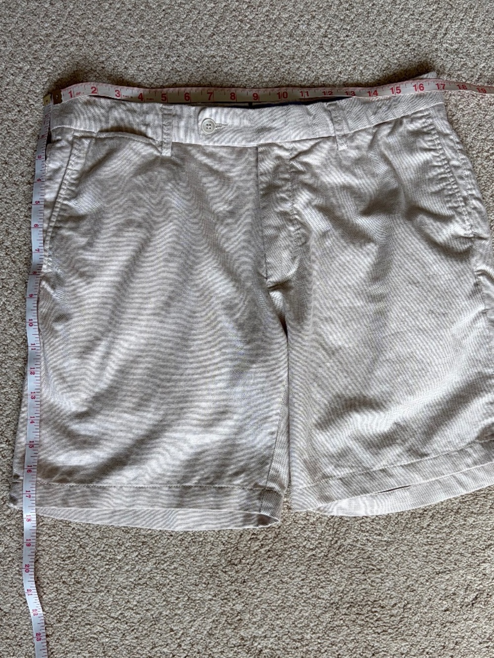 Peter Millar Crown Cool Shorts 24 Natural Cream - Picture 7 of 15